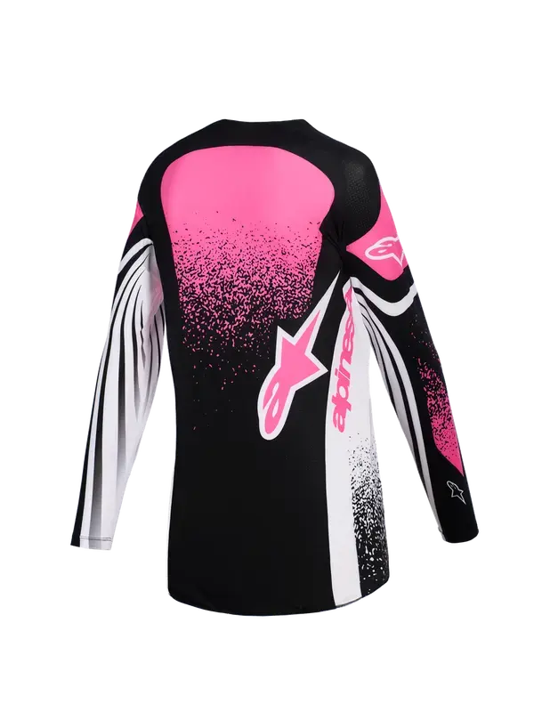 Jersey 4W Techstar Alpinestars MX Schwarz/Weiß — Ansicht 2