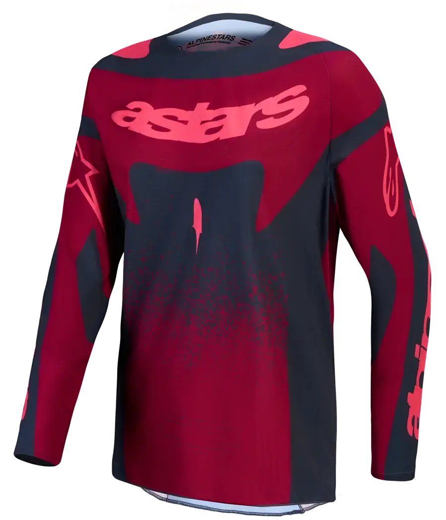 Alpinestars 4W Techstar Swan Crimson Damen-Motorradjacke