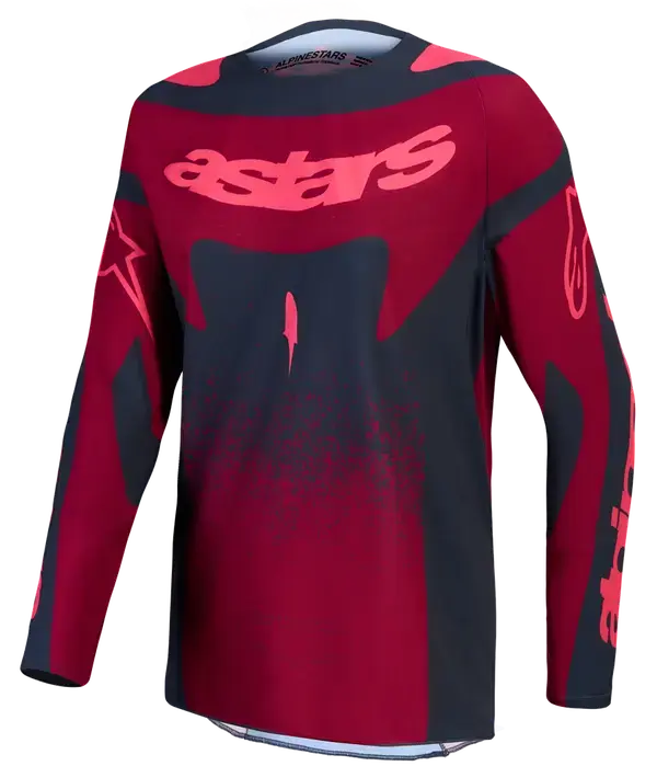 Alpinestars 4W Techstar Swan Crimson Damen-Motorradjacke — Ansicht 3