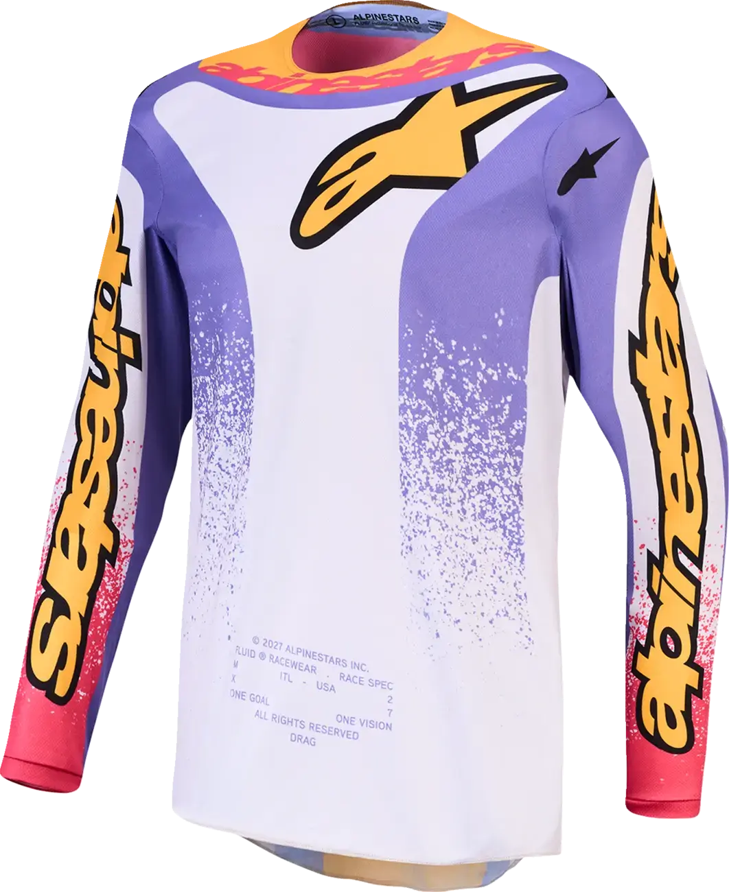 Alpinestars Fluid Drag Kinder-Jersey, blau/lila