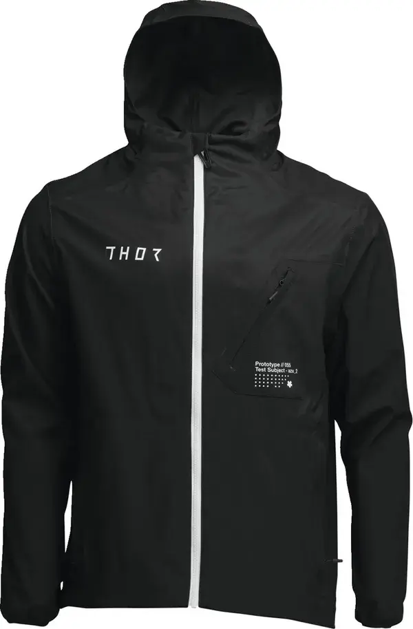 THOR Jacket Lite Shell Unit 블랙 오토바이 자켓