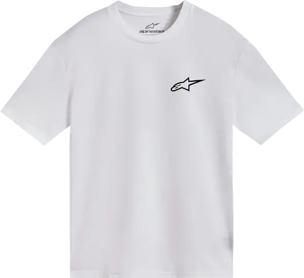 Тениска ALPINESTARS CSF Combo Back Бяла/Синьо — изглед 3