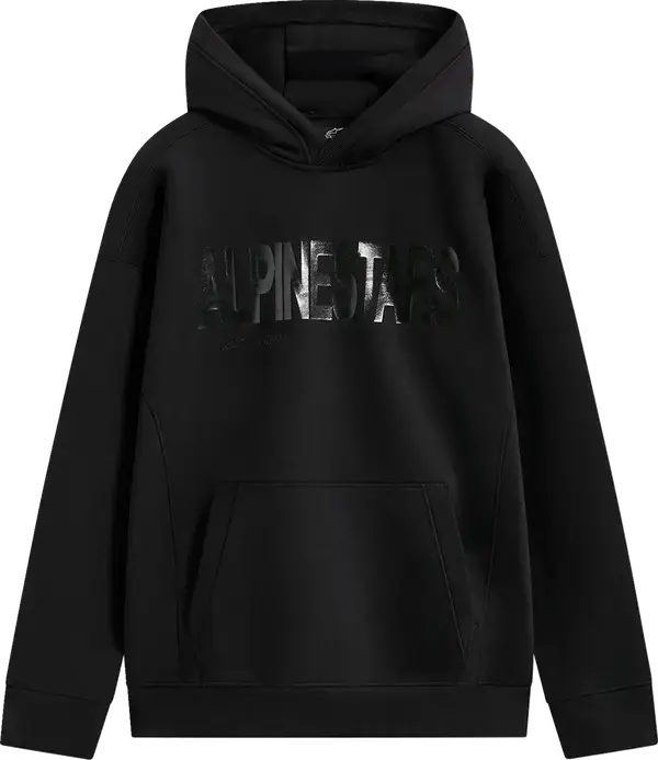 Oversized Hoodie Shaw Alpinestars Schwarz - Casual Kleidung — Ansicht 3