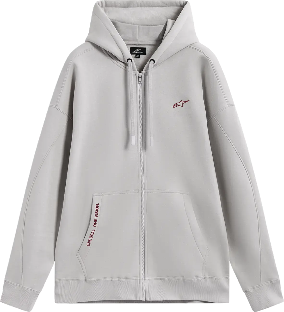 Oversized Zip-Hoodie Alpinestars Pioneer C - Alpinestars