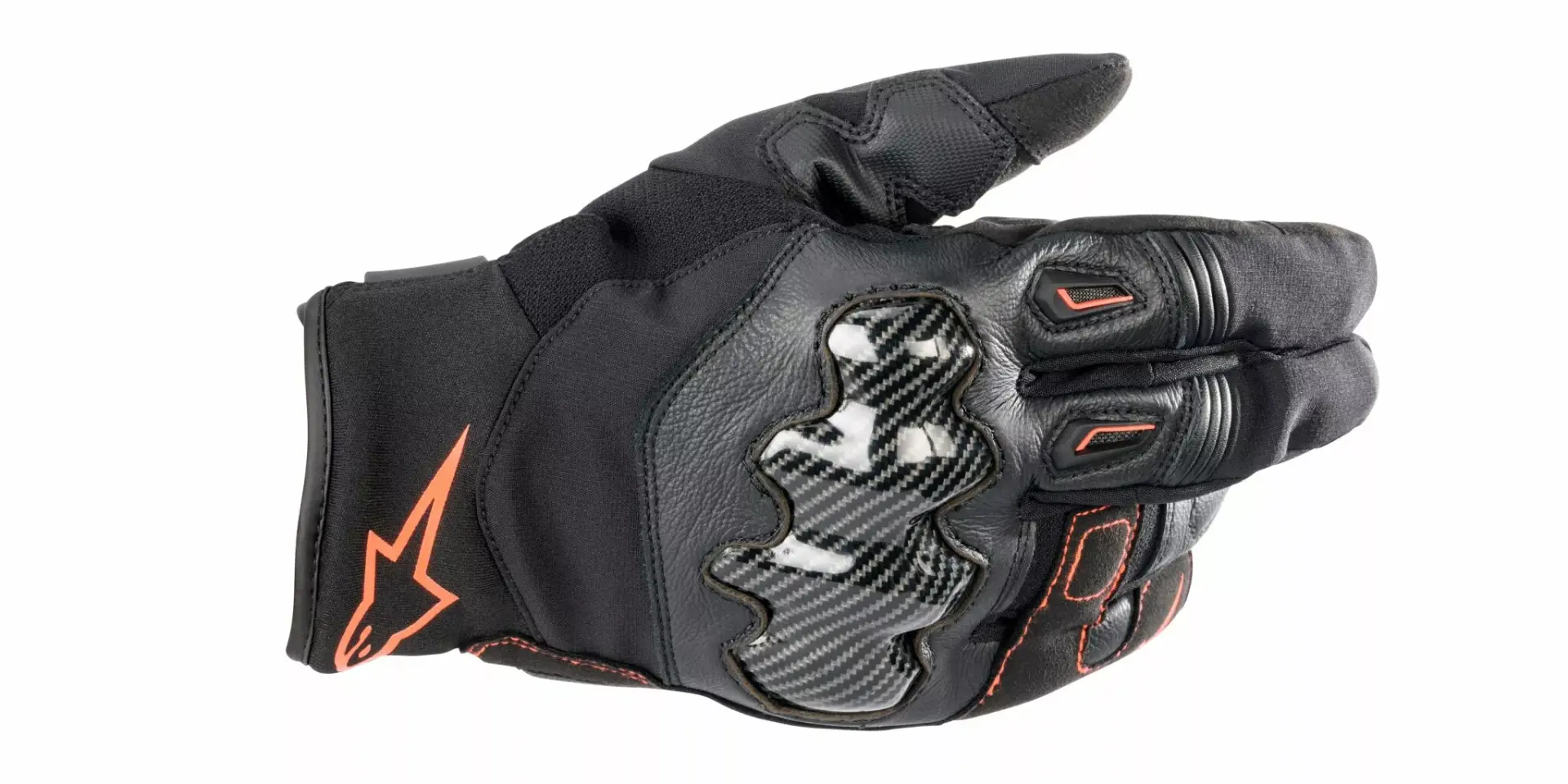 ALPINESTARS SMX-1 DS 블랙/레드 오토바이 장갑 3XL