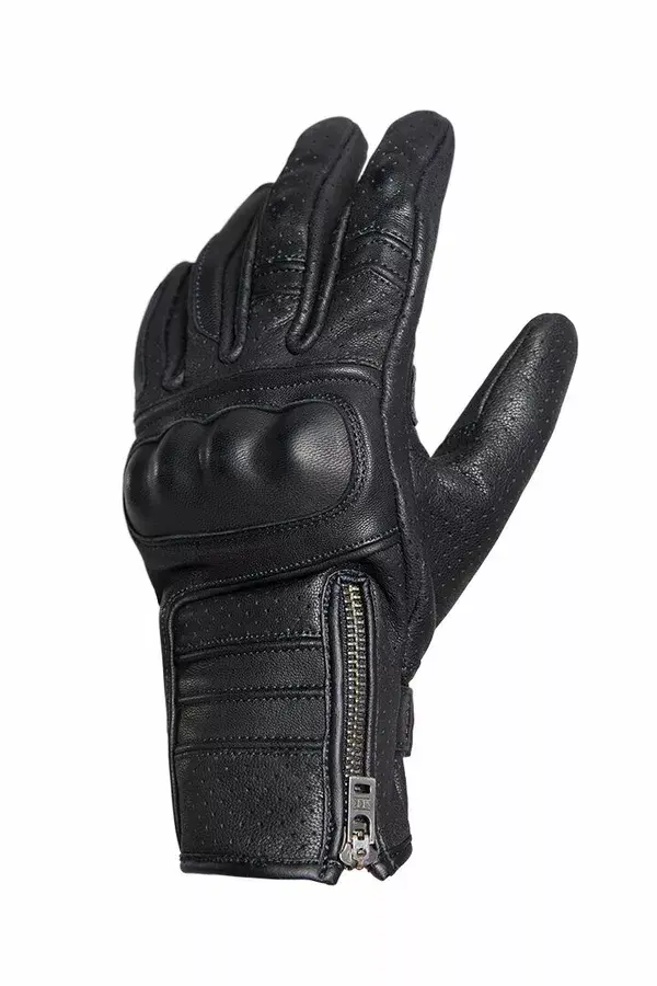 JOHN DOE Glove 4W Adina 블랙 가죽 오토바이 장갑