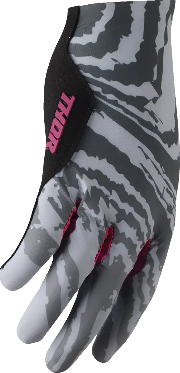 Перчатки Thor Sportmode Damas Серые для мотоцикла и скутера — вид 3