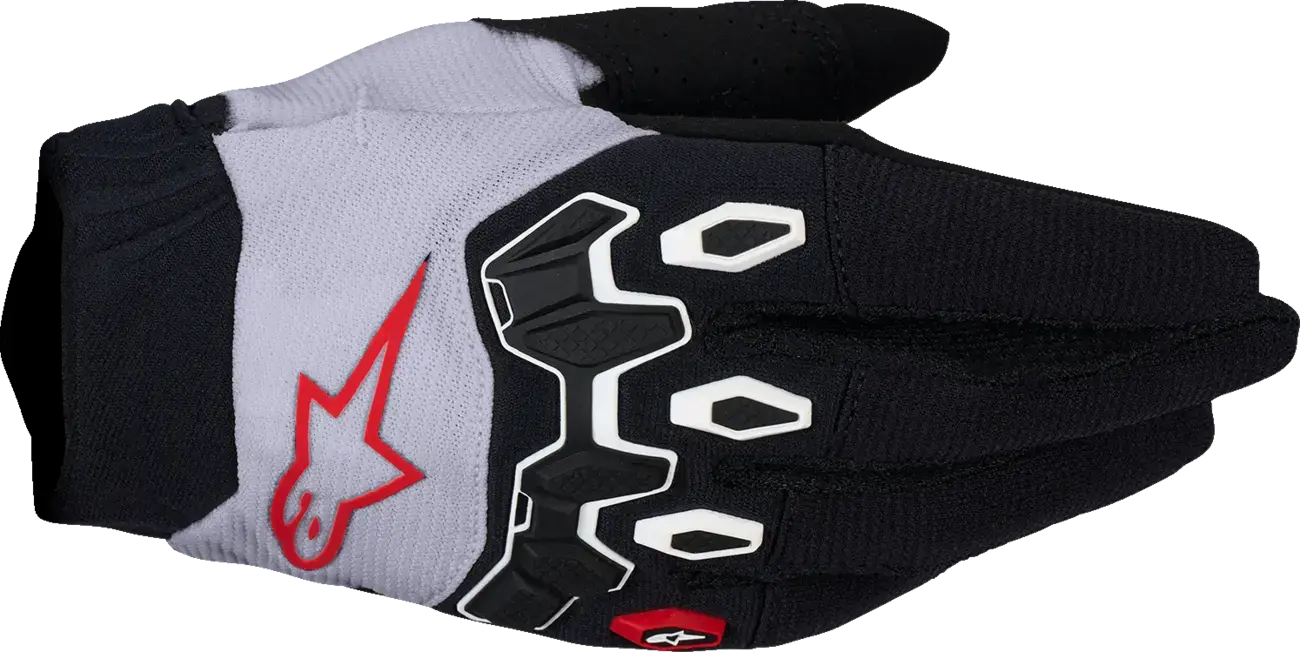 Gants Alpinestars Full Bore V2 Noir/Lila pour Motocross
