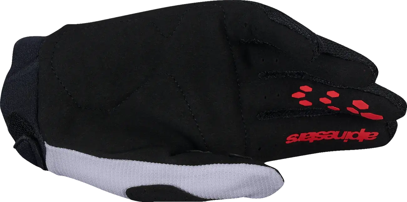 Alpinestars Full Bore V2 Handschuhe Schwarz/Lila für Motocross — Ansicht 2