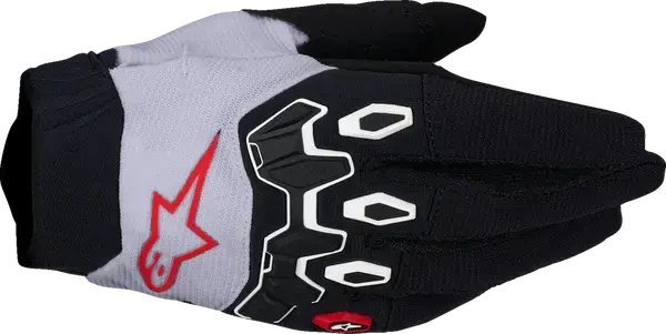 Alpinestars Full Bore V2 Handschuhe Schwarz/Lila für Motocross — Ansicht 3