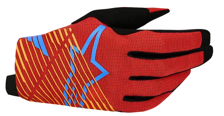 Gants Alpinestars Radar Pro Rouge/Noir pour Motocross