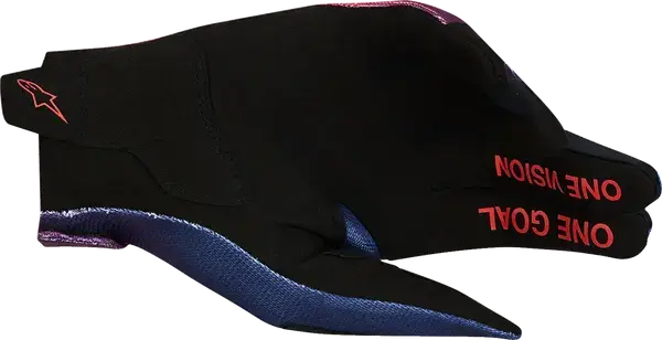 Alpinestars Radar Rot/Blau Motocross-Handschuhe - Schutz und Komfort — Ansicht 4
