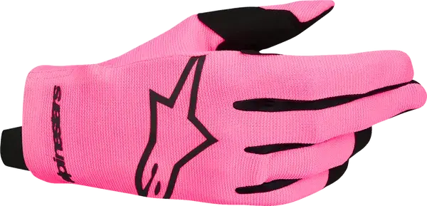 Handschuhe Alpinestars Radar Pink/Black L für Motocross — Ansicht 3