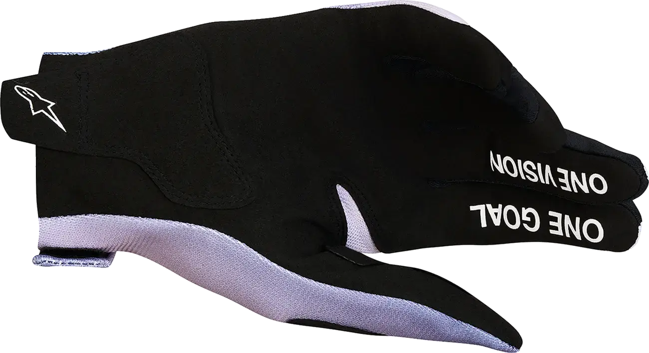 Alpinestars Radar Handschuhe Grau/Weiß/Schwarz für Motocross — Ansicht 2