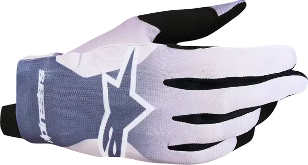 Alpinestars Radar Handschuhe Grau/Weiß/Schwarz für Motocross — Ansicht 3