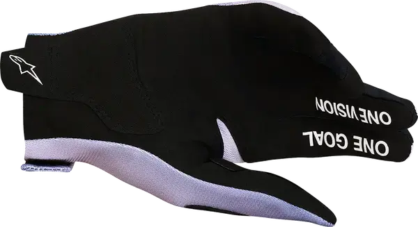 Alpinestars Radar Handschuhe Grau/Weiß/Schwarz für Motocross — Ansicht 4