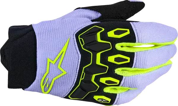 Rukavice Alpinestars Youth Full Bore V2 Fialové