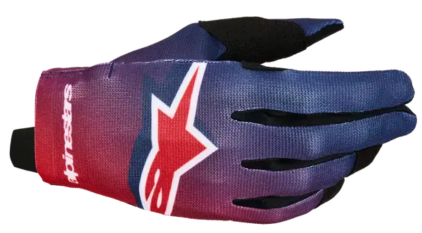 Handsker Alpinestars Yth Radar Rød/Blå XS til barn — 3. billede