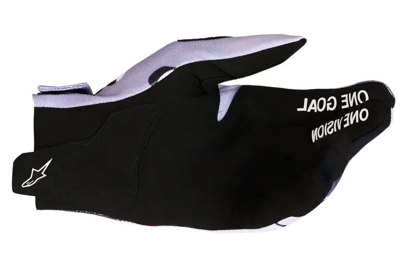 Alpinestars Yth Radar Grau/Rosa/Schwarz Kinder-Motorradhandschuhe — Ansicht 2