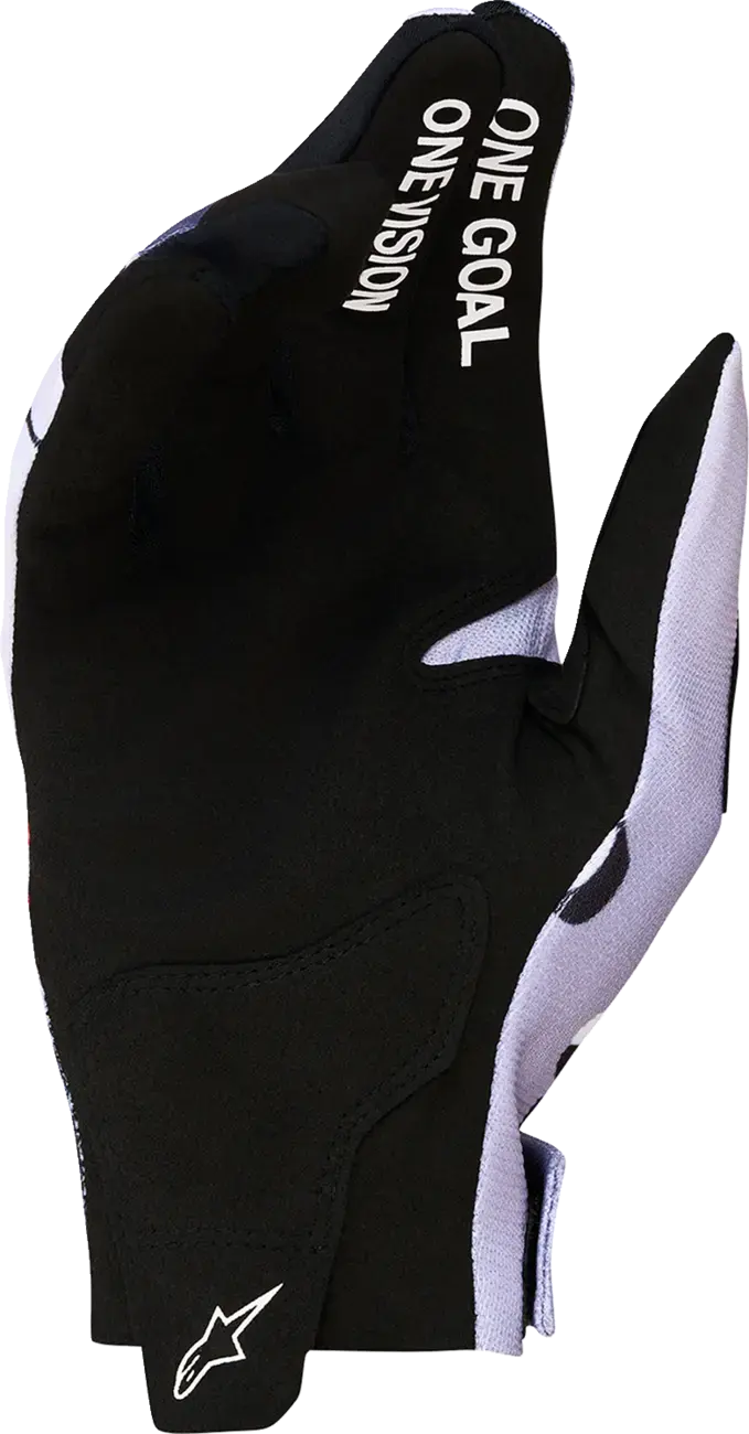 Alpinestars Yth Radar Grau/Rosa/Schwarz Kinder-Motorradhandschuhe — Ansicht 3