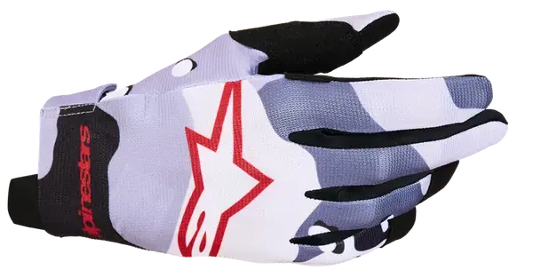Alpinestars Yth Radar Grau/Rosa/Schwarz Kinder-Motorradhandschuhe — Ansicht 5