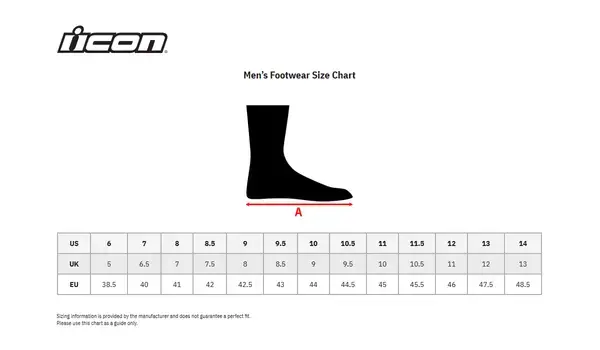 Handschuhe ICON Boot SD6 WP CE schwarz Größe 9 — Ansicht 4