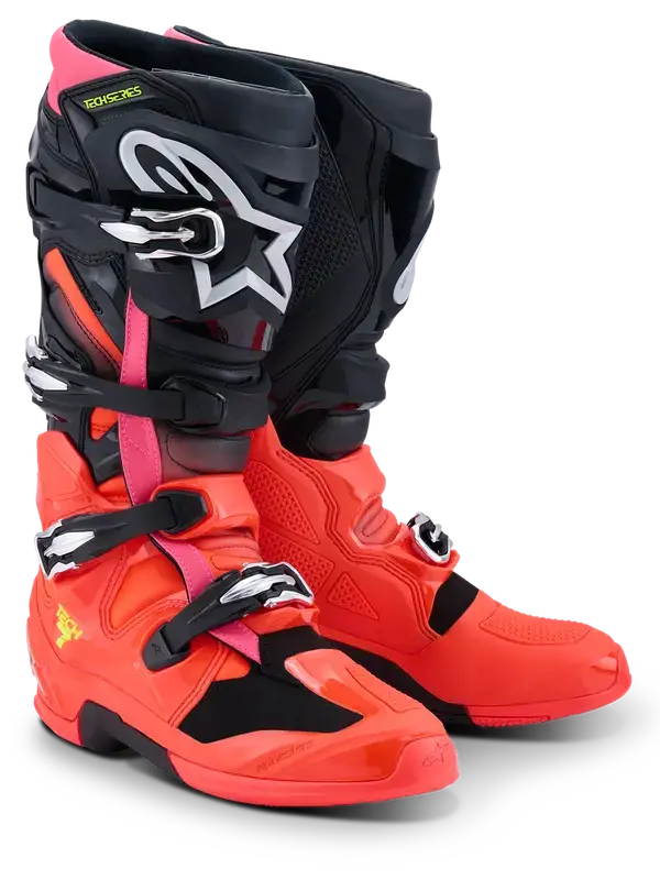 Alpinestars Tech 7 BLK/RD Fluo/Pink