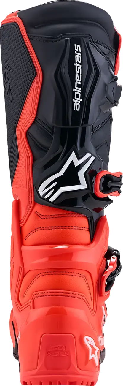 Stiefel Alpinestars Tech 7 Enduro Rot Fluo für Motocross — Ansicht 5