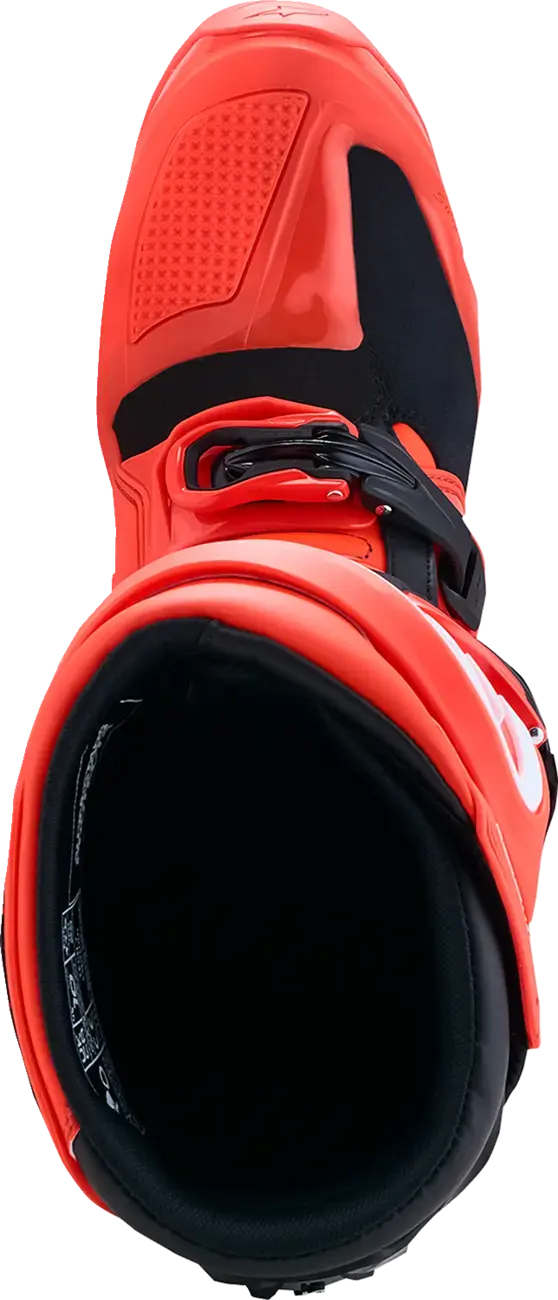 Stiefel Alpinestars Tech 7 Enduro Rot Fluo für Motocross — Ansicht 6