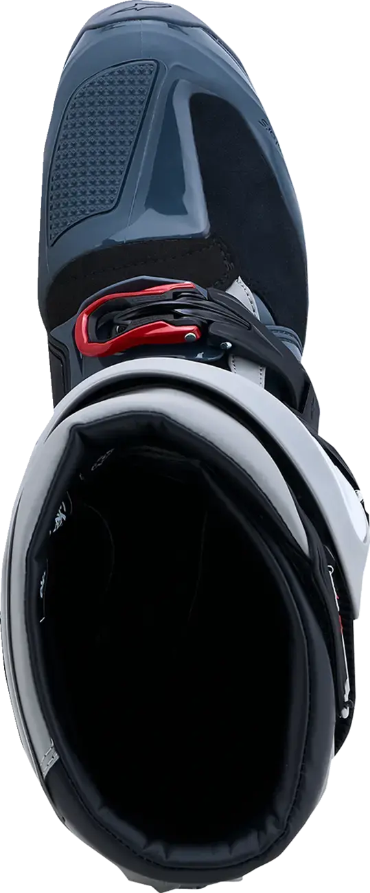 Alpinestars T7 Enduro Stiefel Grau/Rot für Motocross und Gelände — Ansicht 2
