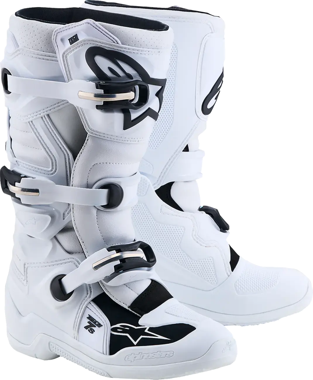 Bottes Alpinestars Tech 7S White 5, pour motocross