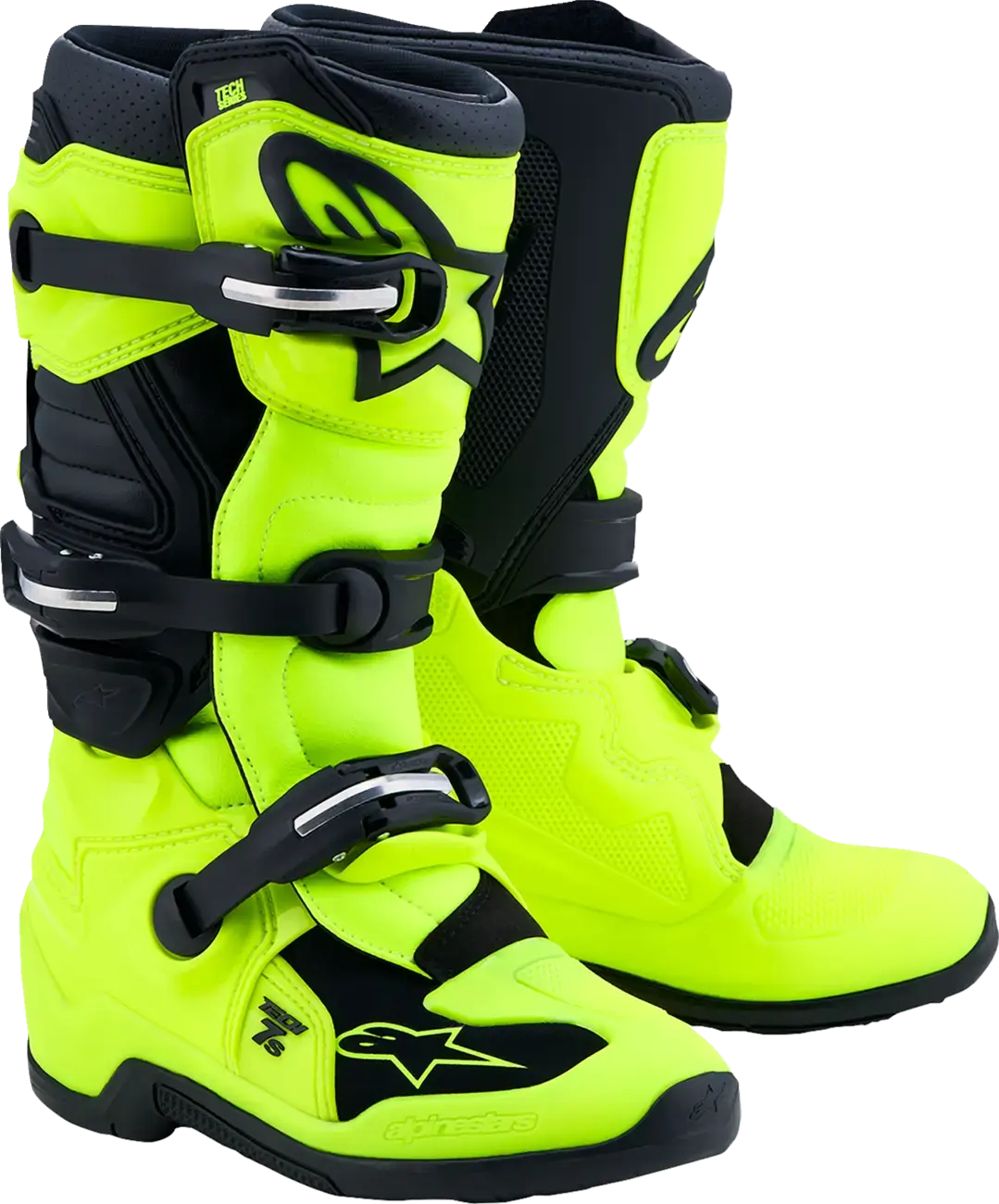 Bottes Alpinestars Tech 7S Jaune/Noir pour Motocross