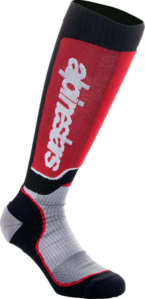 Cross-Handschuhe Alpinestars Sock MX Plus schwarz/rot/grau L