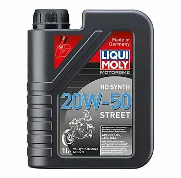 Moottoriöljy 4-tahti Liqui Moly synteettinen 20W50 (1 l) — näkymä 4