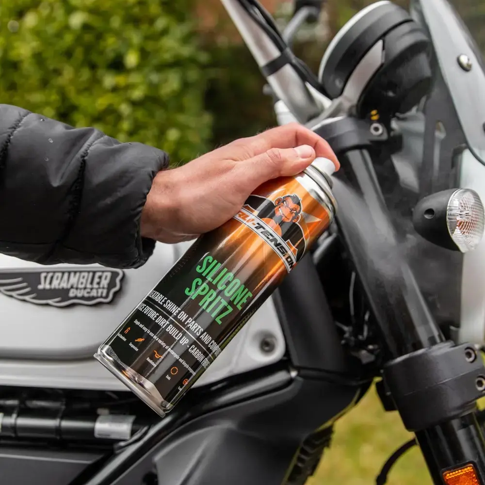 Silicone Spritz Tru-Tension - Schmiermittel für Motorrad, Roller und Fahrrad — Ansicht 3