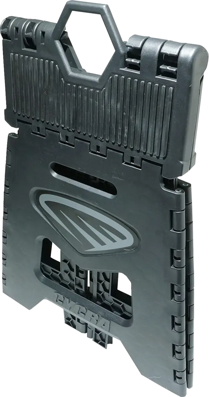 Cycra Folding Motostand - Sort med Sort Dekal — 3. billede