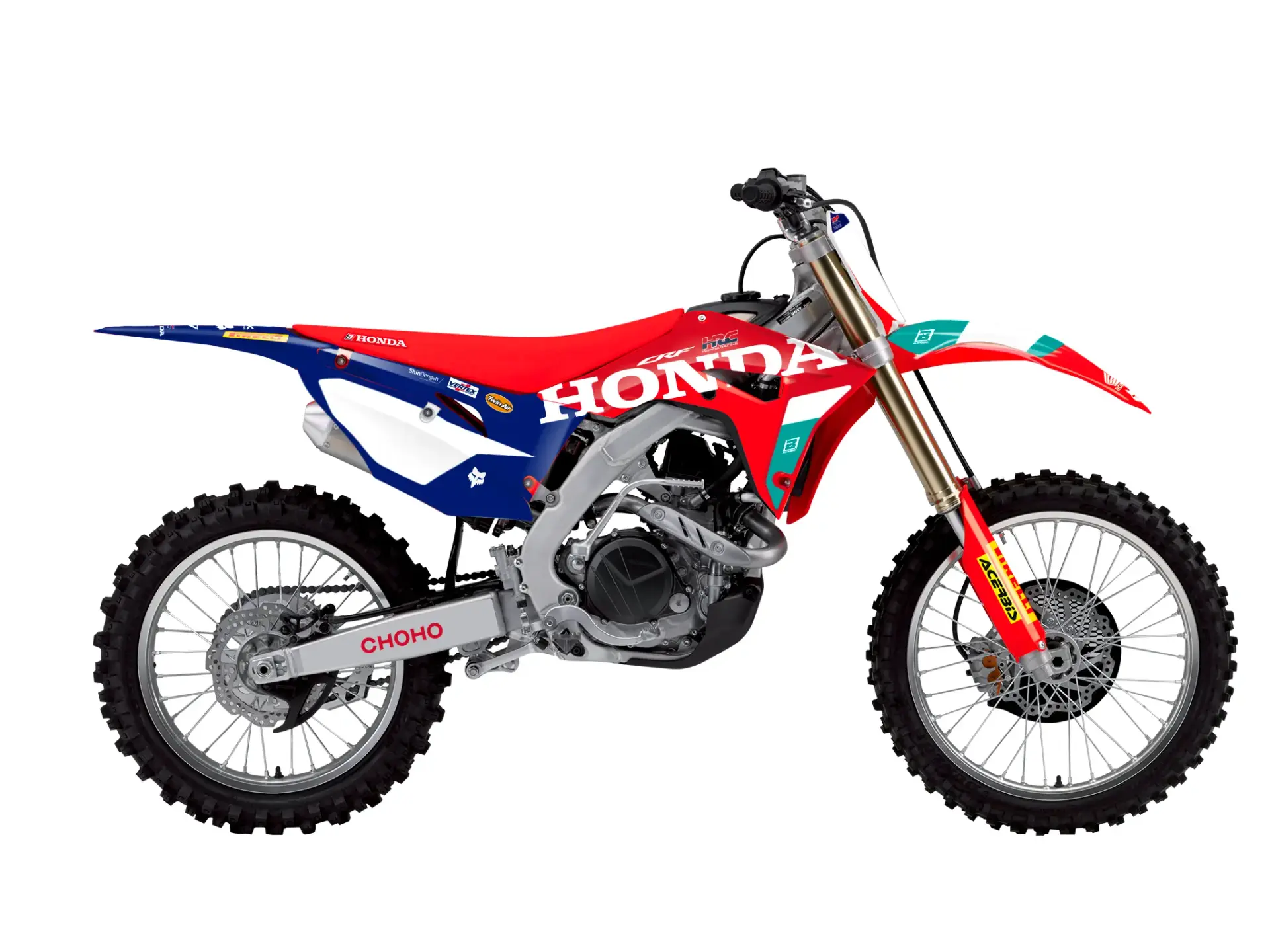 طقم جرافيك Blackbird Racing HRC 25 CRF 450 للدراجات النارية للموتوكروس