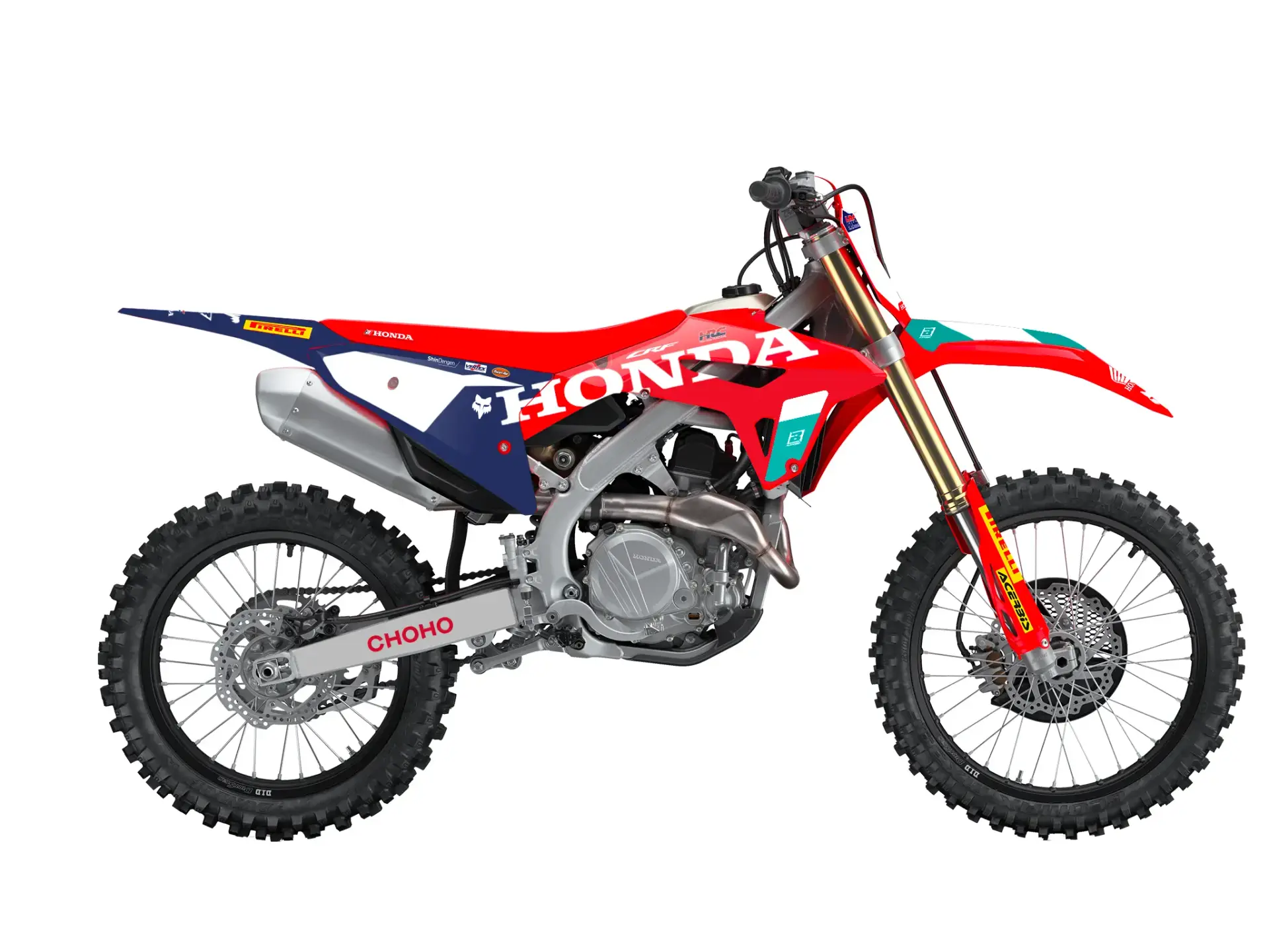 Grafikkitt Blackbird Racing HRC 25 CRF 450 for motocross