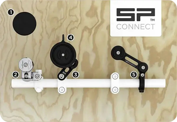Lenkerhalterung SP Connect für V-Twin-Display für Motorrad