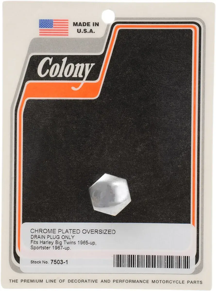 オーバーサイズドレンプラグ CHR COLONY