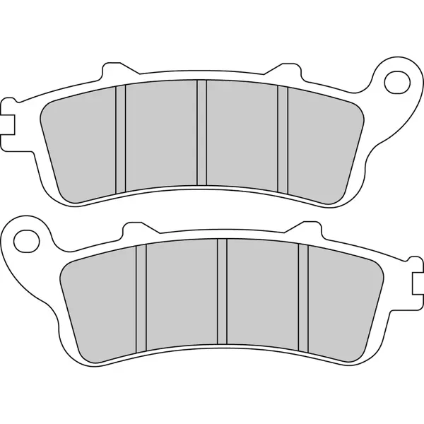 Plăcuță de frână semi-metalică Eco-Friction Rutier R90 Ferodo — vederea 4