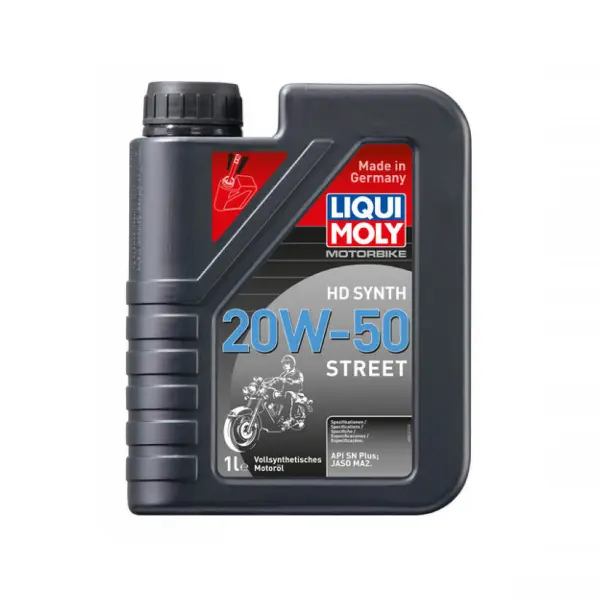 Moottoriöljy 4-tahti Liqui Moly synteettinen 20W50 (1 l) — näkymä 5