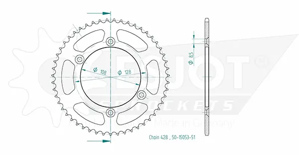 Corona de acero Supersprox — vista 5