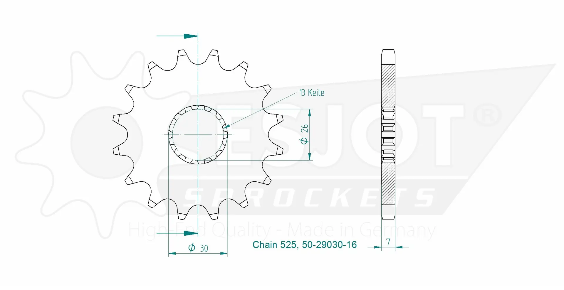 Ritzel Supersprox — Ansicht 5