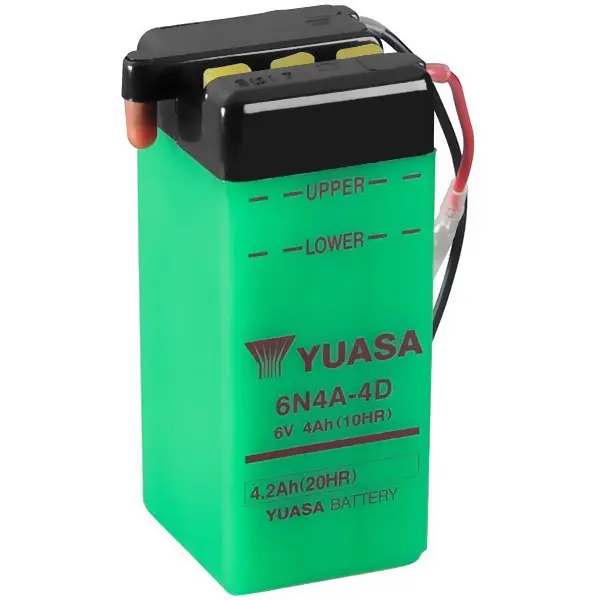Batterie Yuasa 6N4A-4D konventionell mit Wartung — Ansicht 7