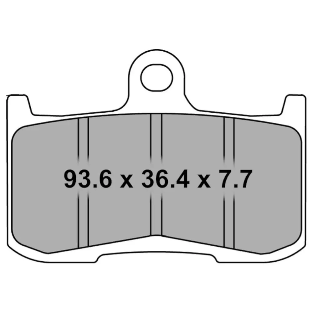 وسادة فرامل معدنية ملبدة Sinter Grip Road - R90 Ferodo