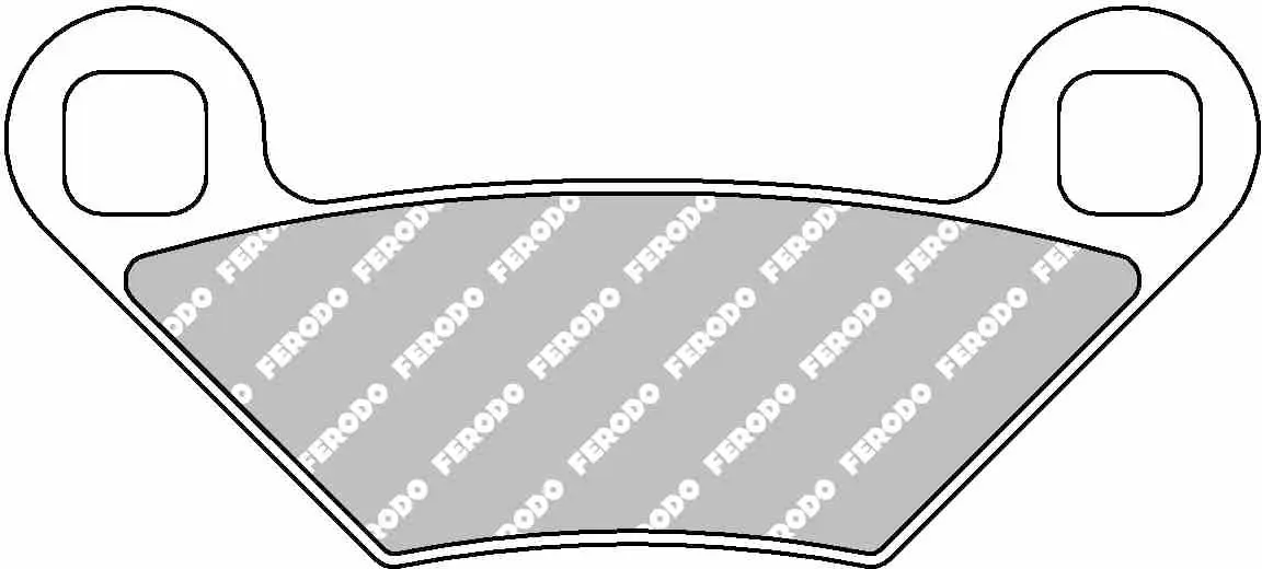 Ferodo Metal Frit Sinter Grip Off Road R90 Fren Balatası — 5. görünüm