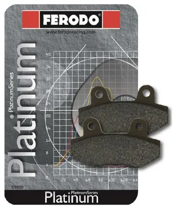 Ferodo R90 プラチナ ロード/オフロード セミメタル フロントブレーキパッド — 第6ビュー