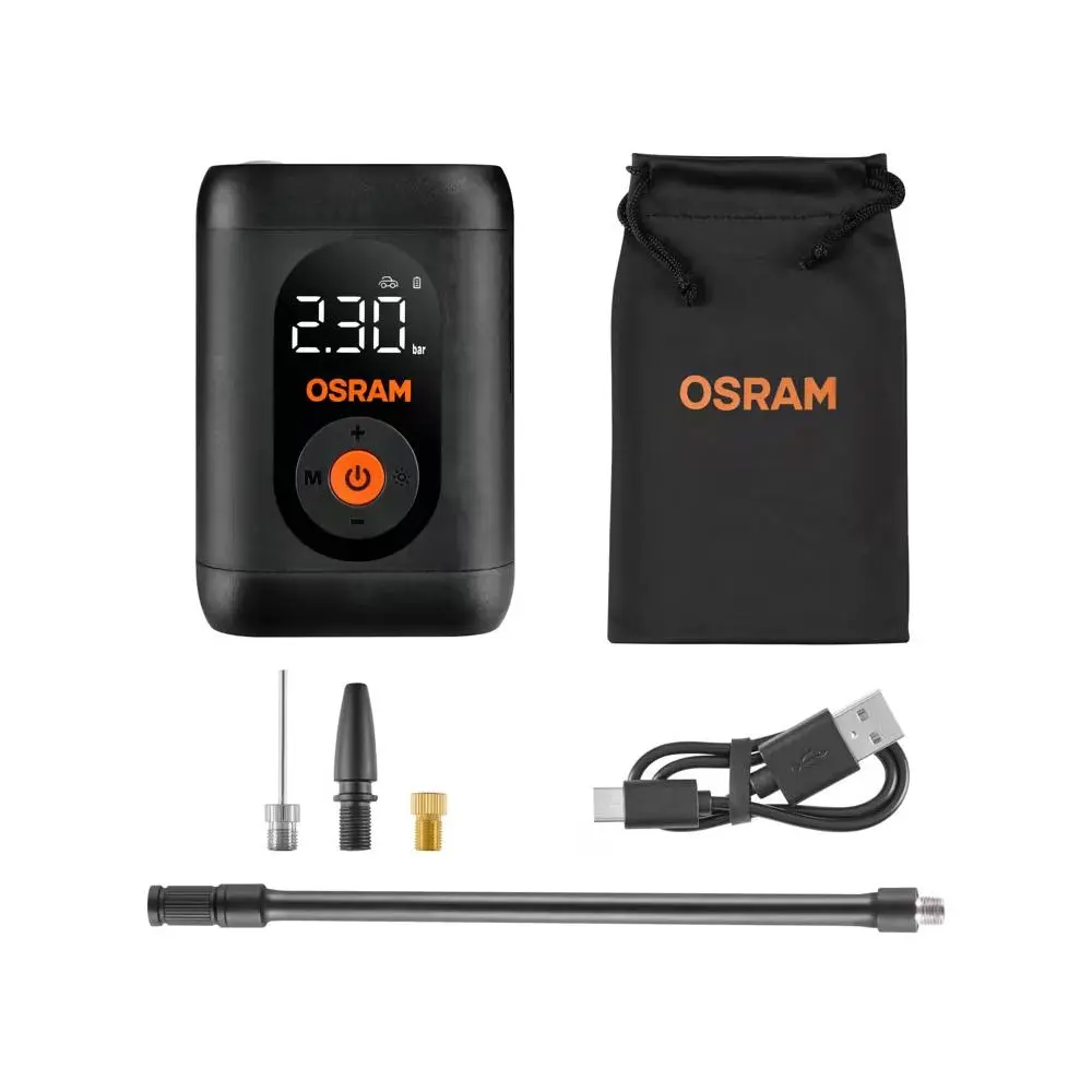 Osram kompaktiškas skaitmeninis pakraunamas padangų kompresorius