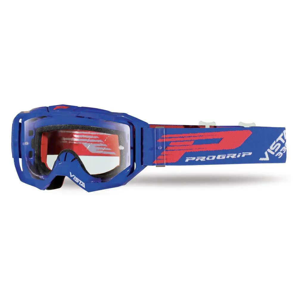 Crossi mask Progrip 3303 - Sinine, optimaalne kaitse motokrossiks ja enduroks